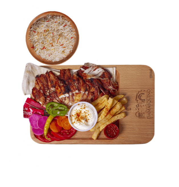 Plat damasquino poulet
