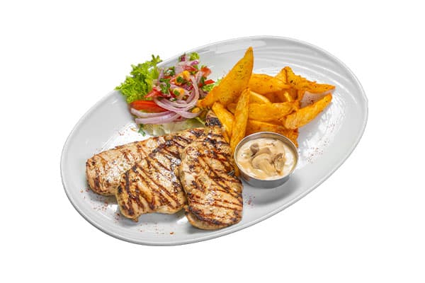 Blanc de poulet mariné
