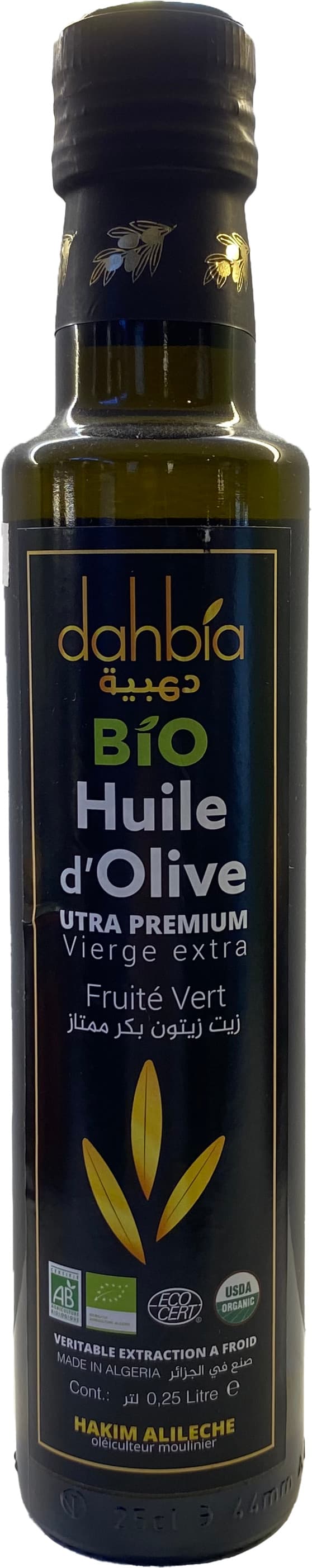Huile Olive Ultra Premium Extra Vierge 250 ml