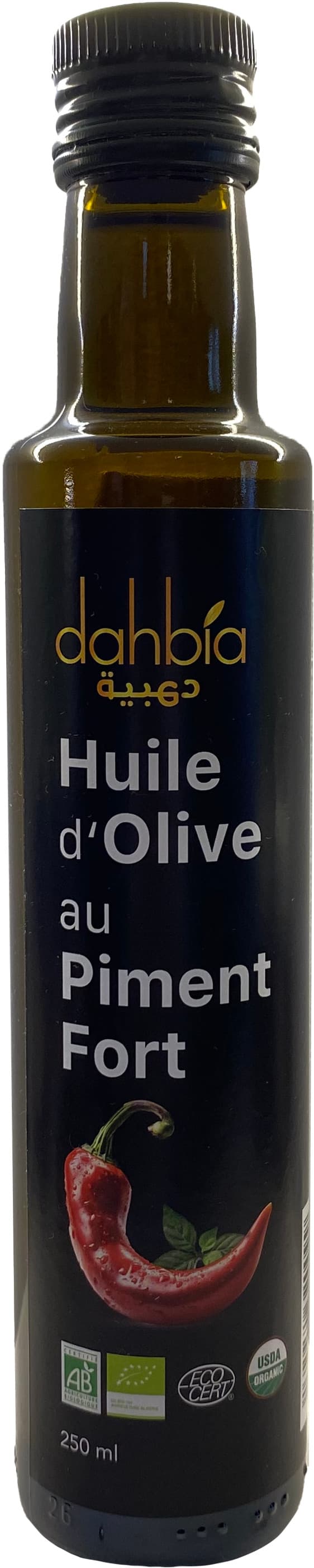 Huile Olive Au Piment Fort 250 ml
