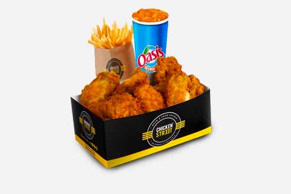 Menu Hot Wings 🌶️ ( 10 pièces )