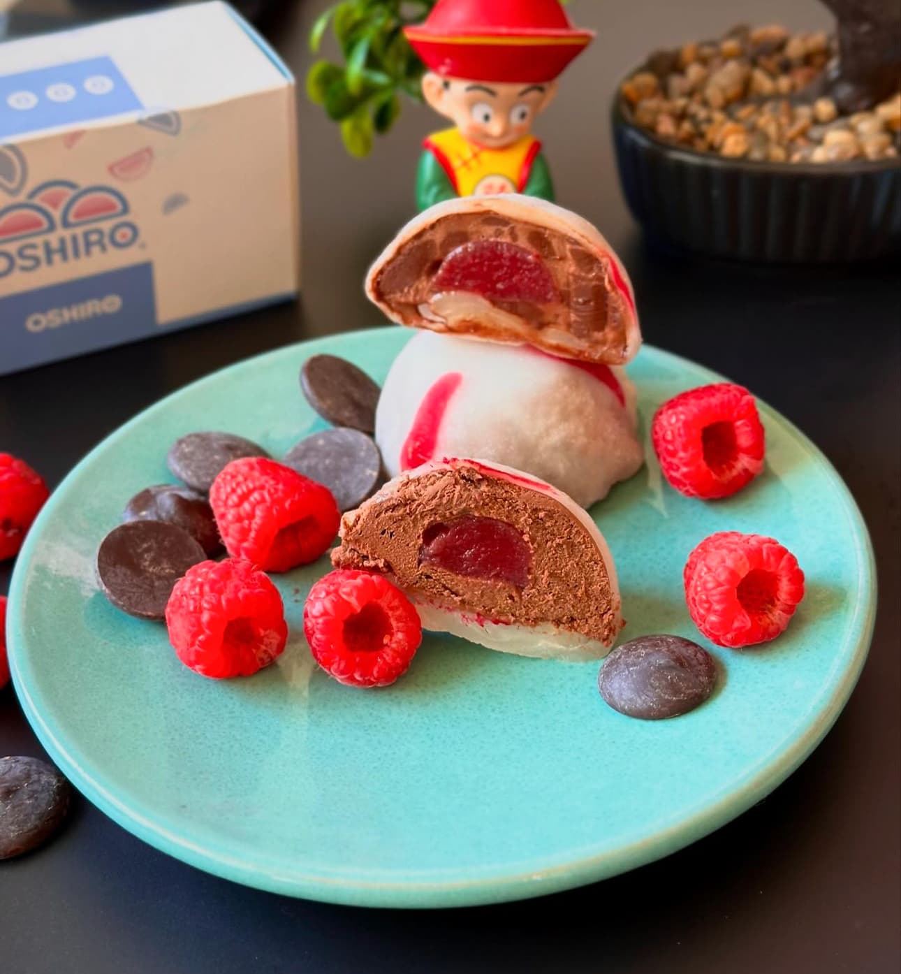 Mochi Chocolat Noir Framboise