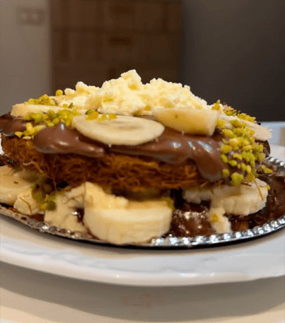 Kunafa chocolat fourré