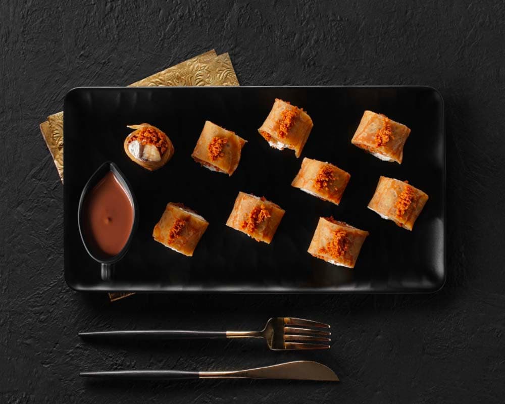 Crêpe sushi spéculoos