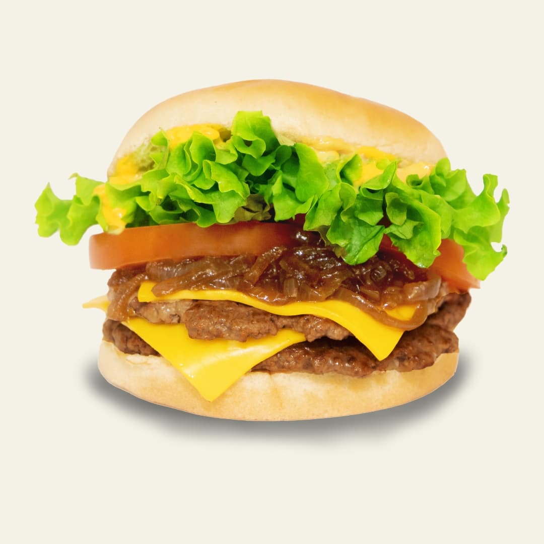 Mushroom smash burger