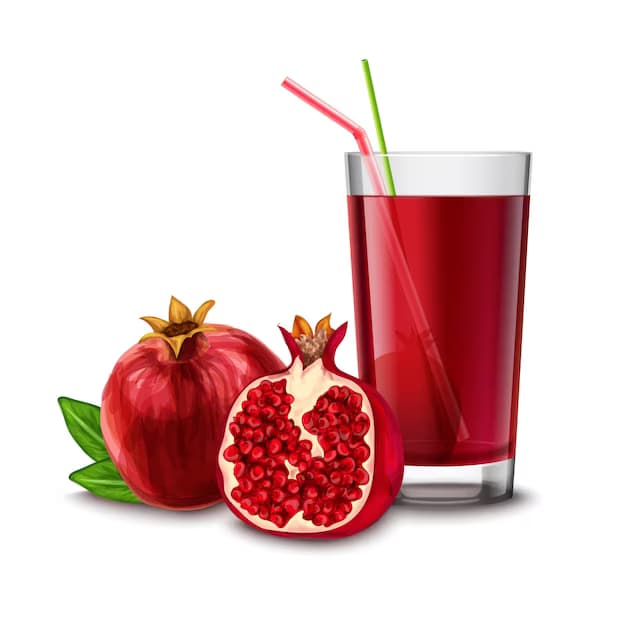 Jus de grenade frais
