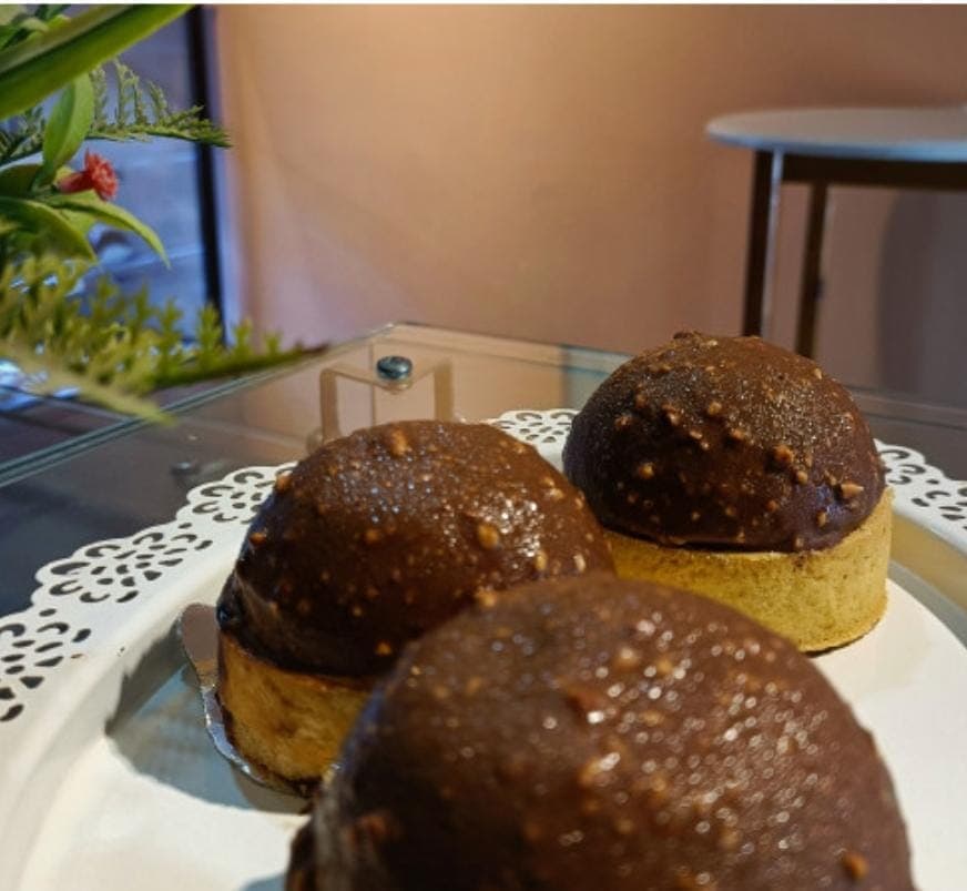Tartelette ganache et rocher