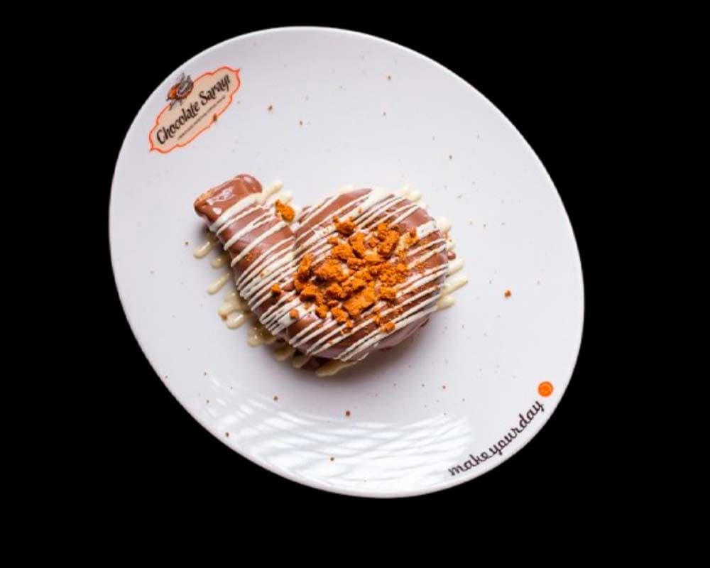 Crêpe roulée aux spéculoos