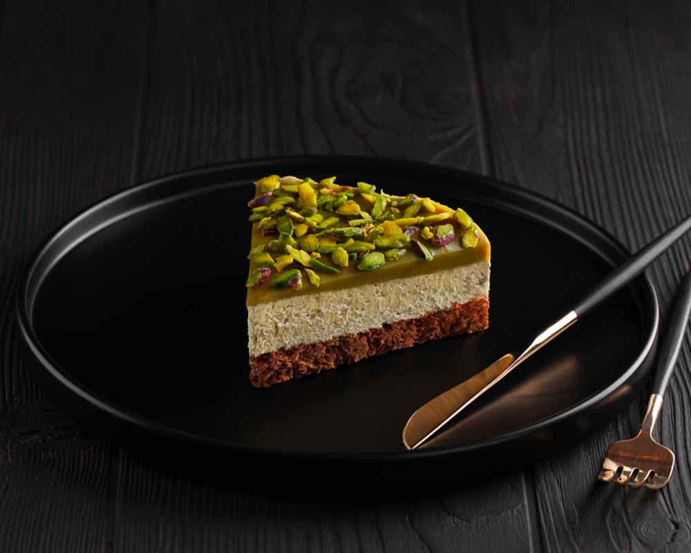Cheesecake à la pistache