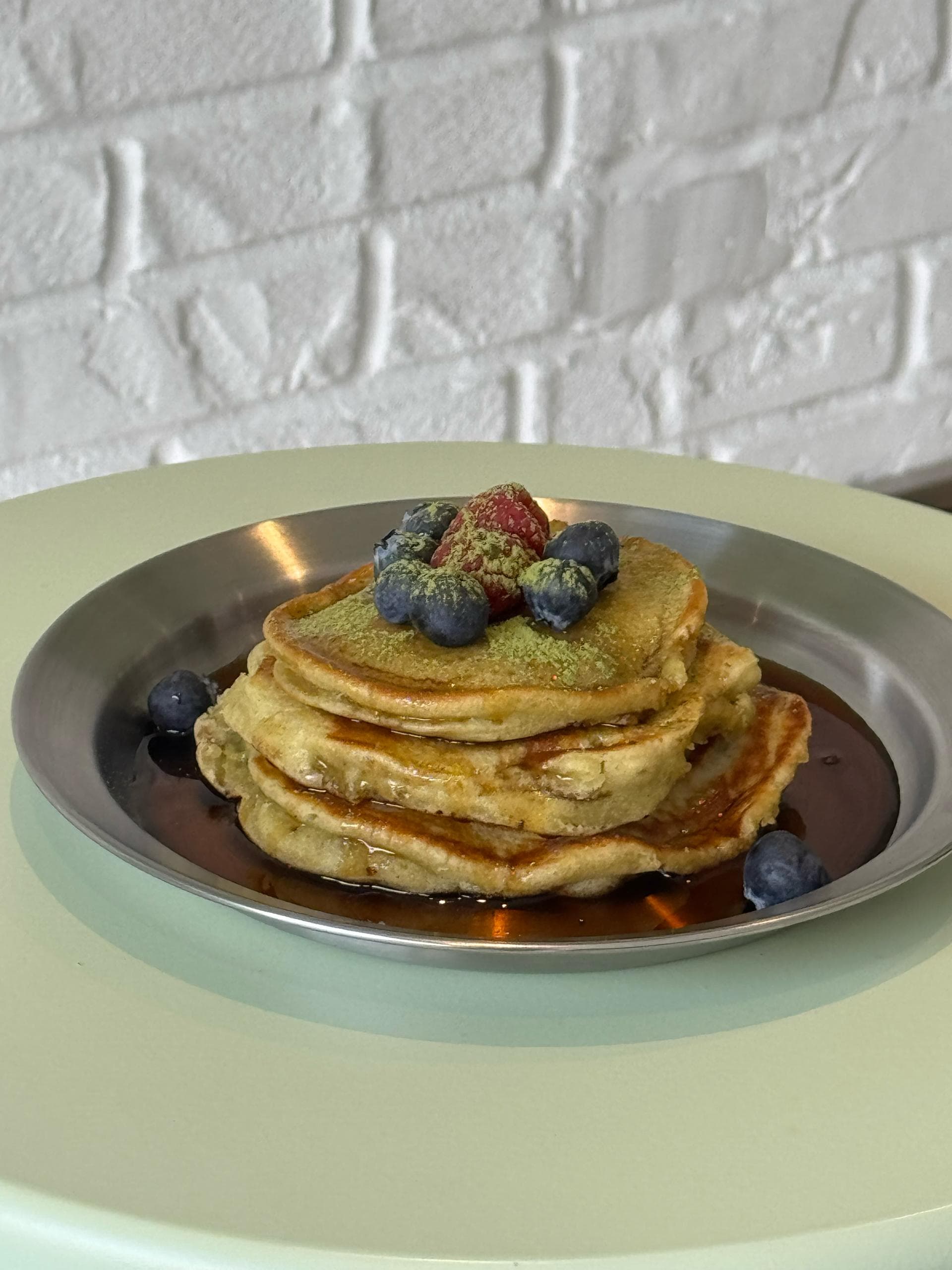 Matcha pancakes