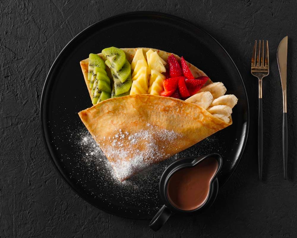 Crêpe aux fruits