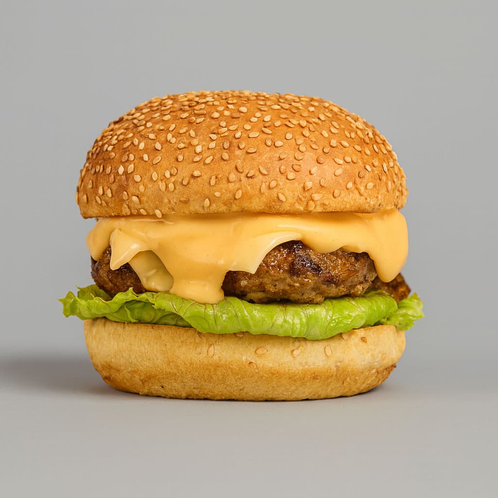 Burger viande gruyère