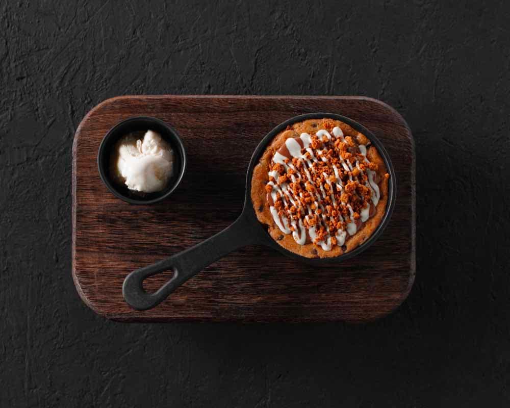 Cookie en poêle aux spéculoos