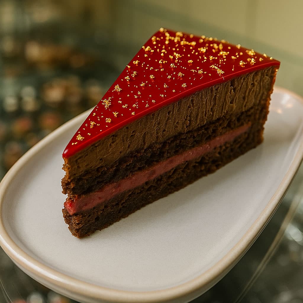 Crunchy framboise et chocolat