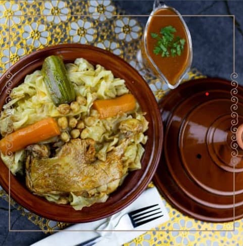 Chekhchoukha au poulet