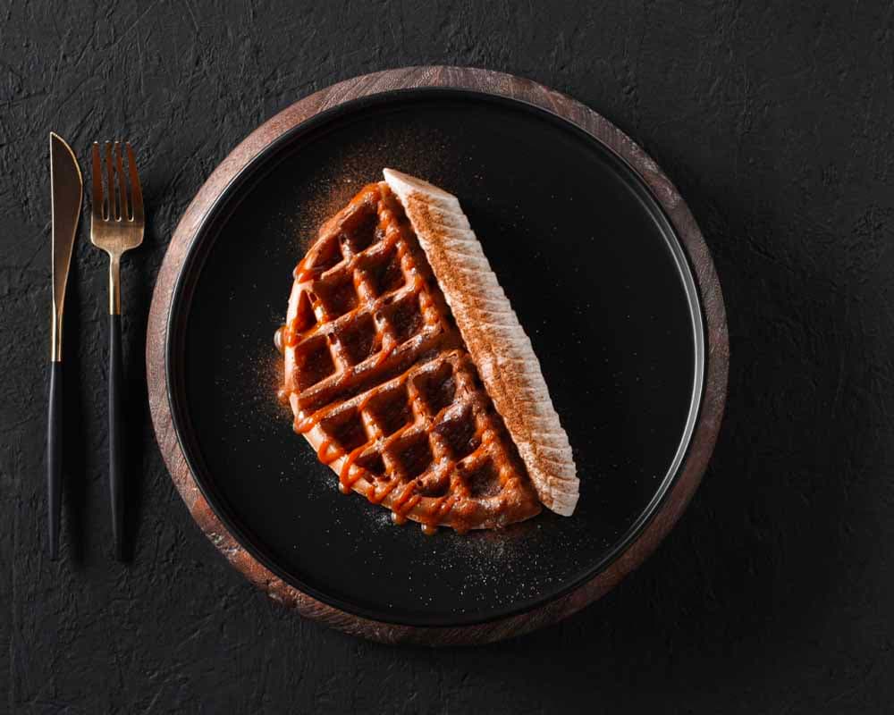 Gaufre à la cannelle