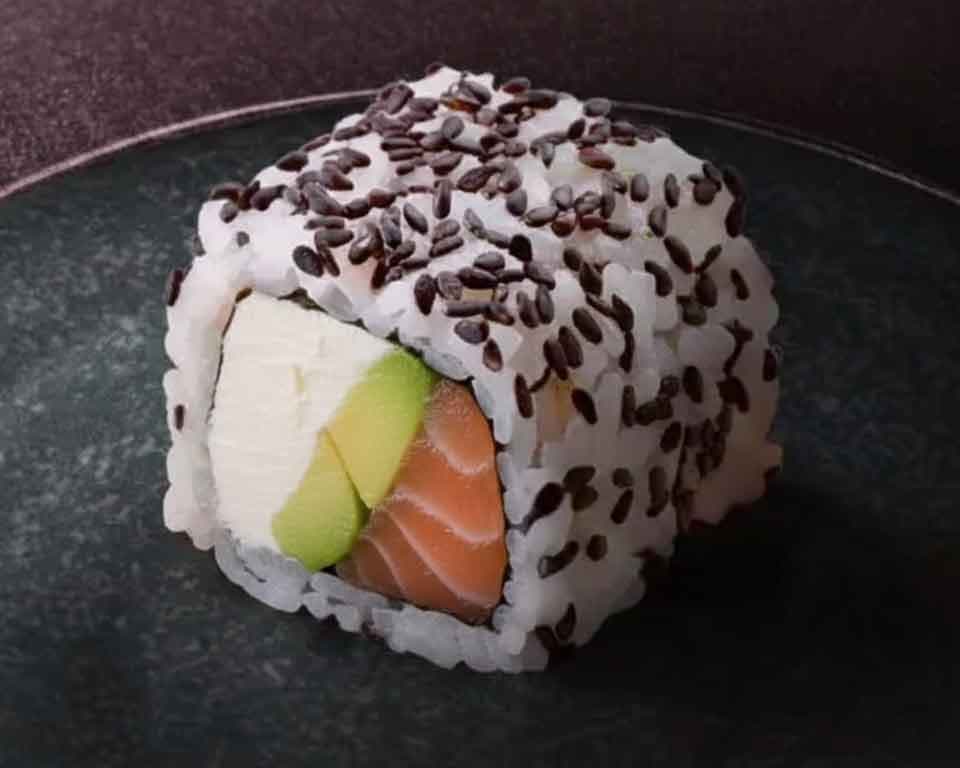 California Saumon Avocat Fromage x8