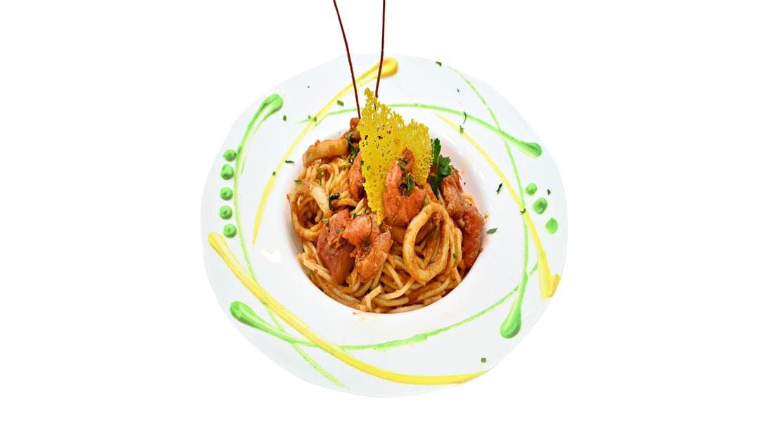 Spaghetti fruits de mer