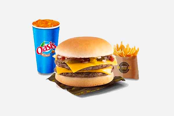 Menu Double Cheese