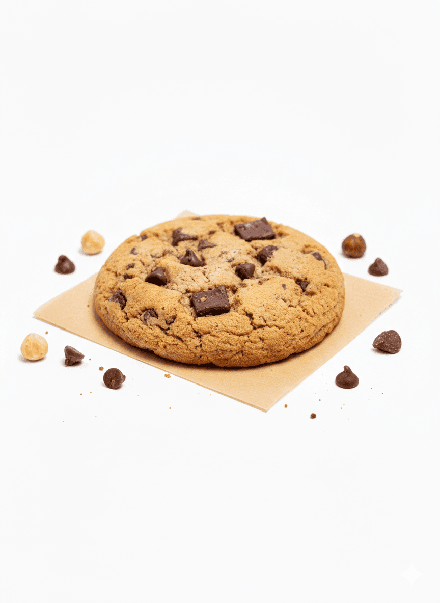 Cookie puffy noisette