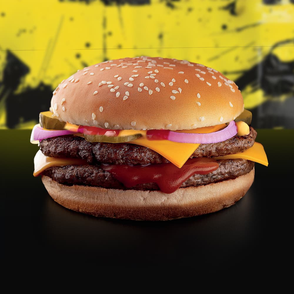 Double cheese burger