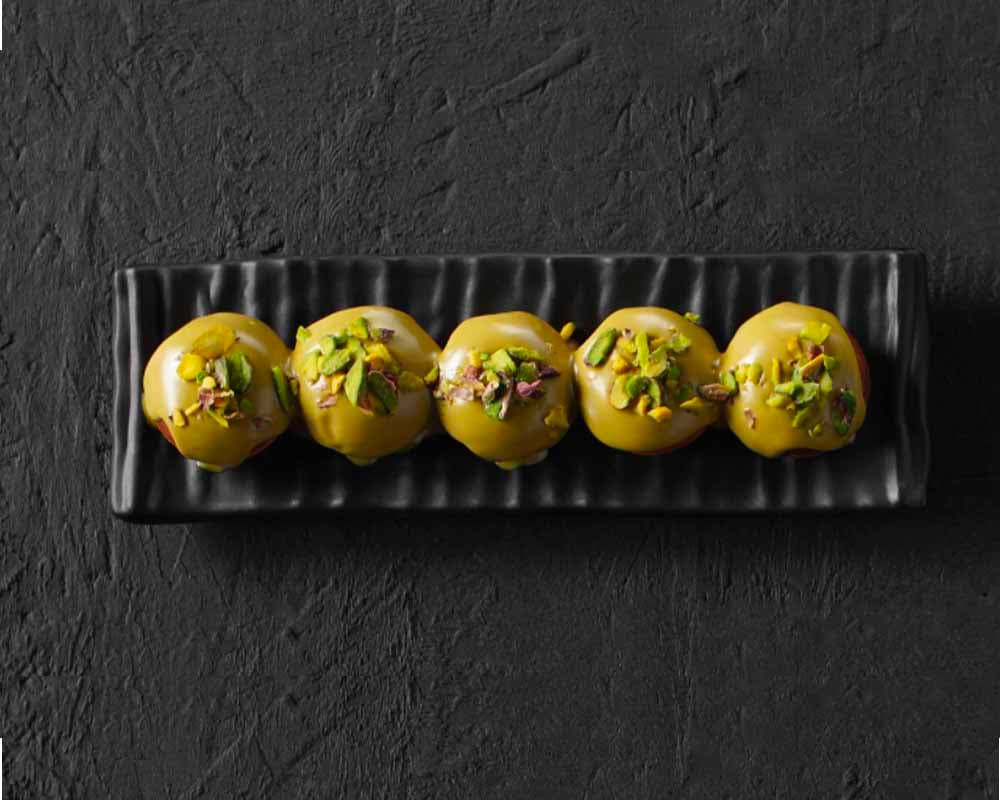 Mini pancake aux pistaches