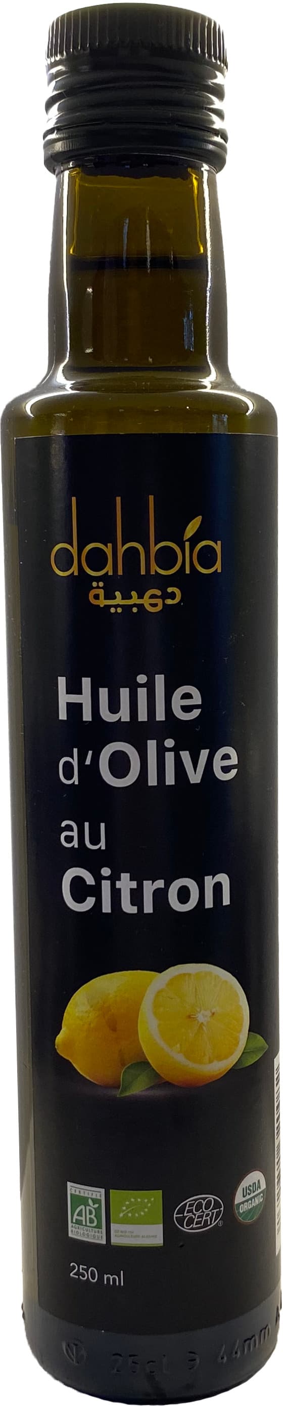 Huile Olive Citron 250 ml