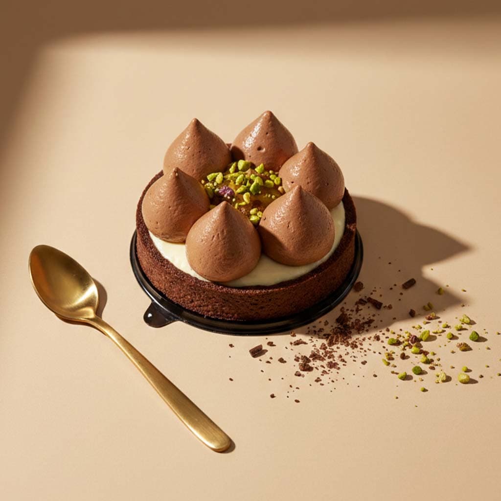 Tarte pistache chocolat au lait
