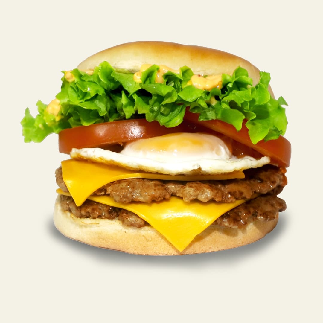 Egg smash burger