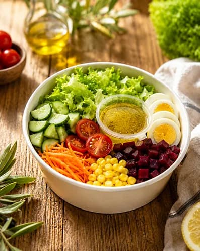 Salade mixte aux légumes