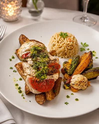 Suprême de poulet grillé