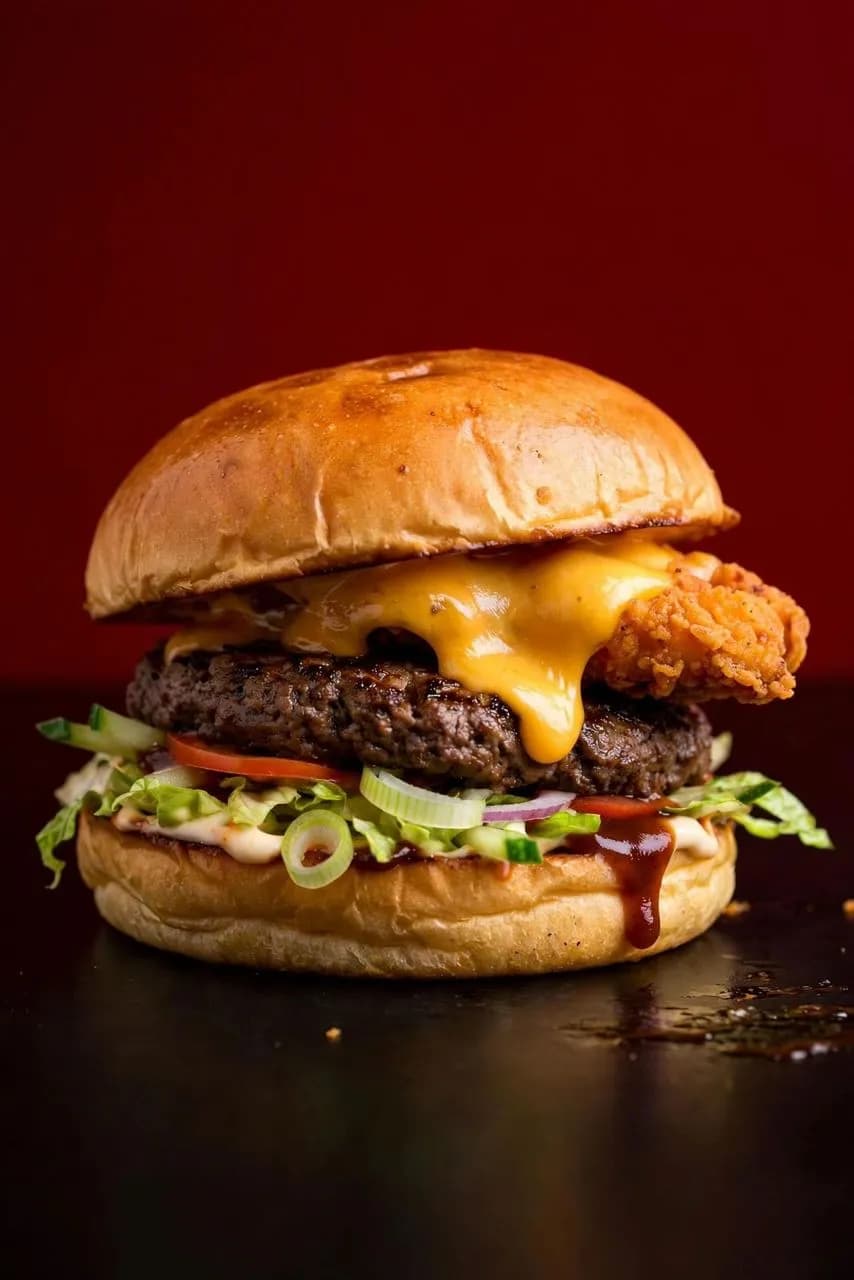 Burger Chicken & Beef