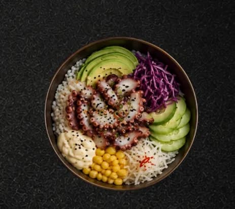 Poke Bowl Poulpe