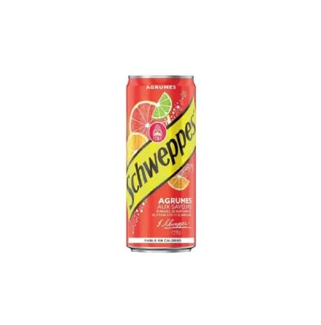 Schweppes agrumes canette