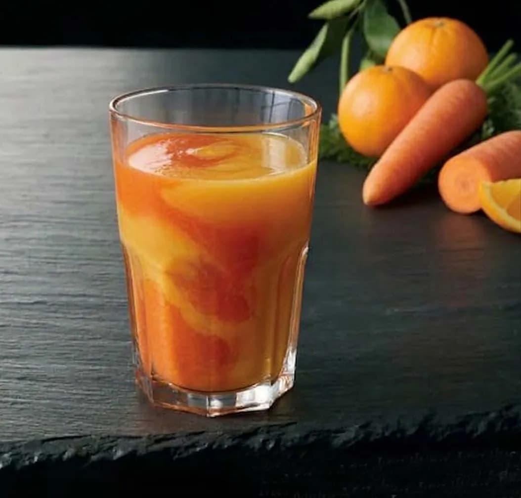 Jus d'orange et carotte