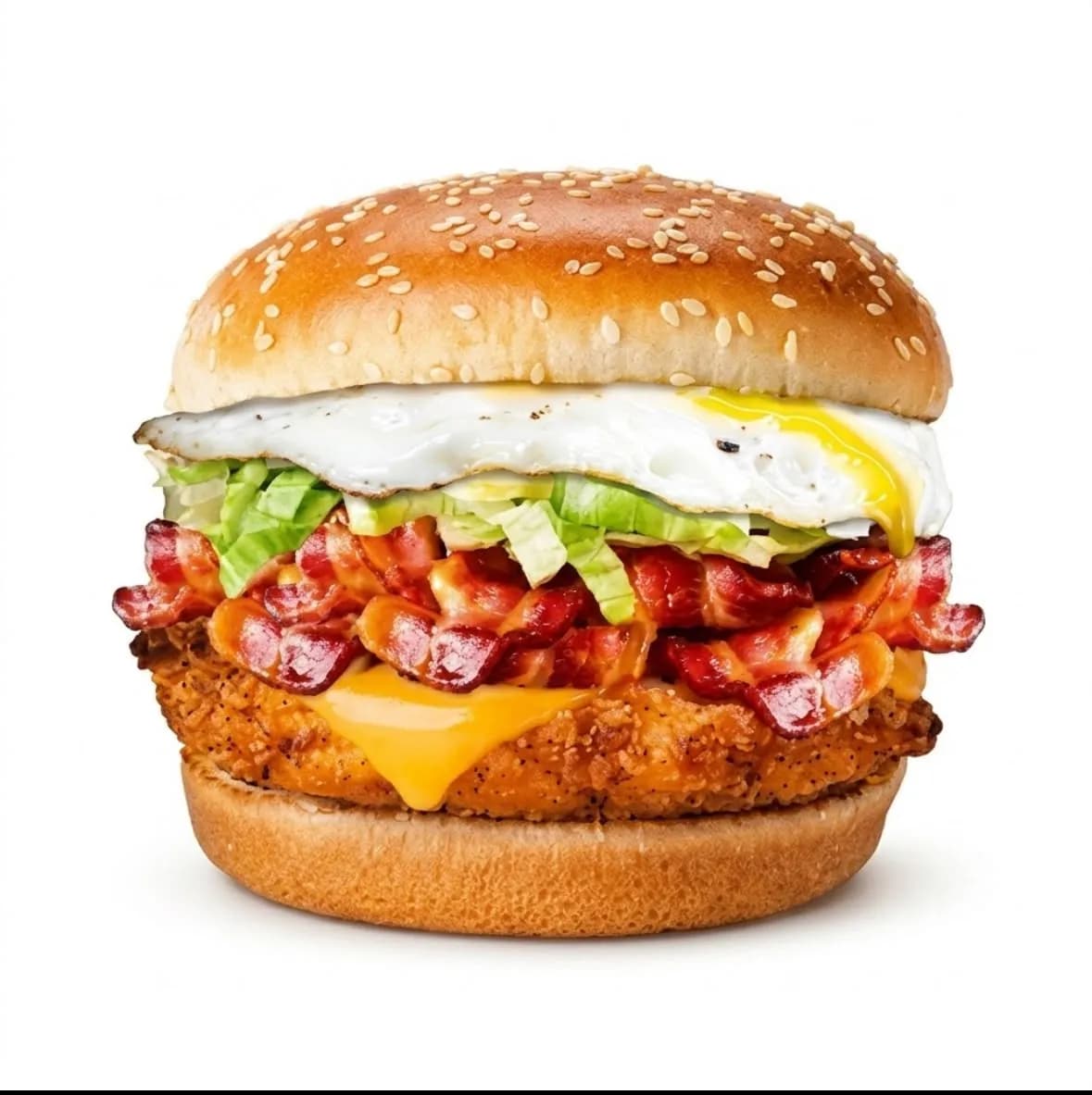 Bacon star burger 