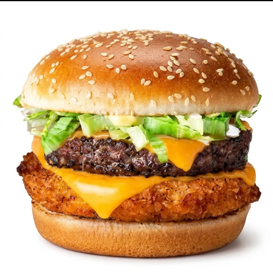 Chicken beef burger 