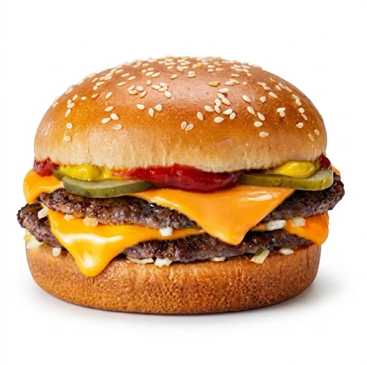 Double cheese burger 