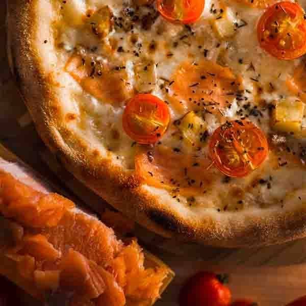 Pizza saumon
