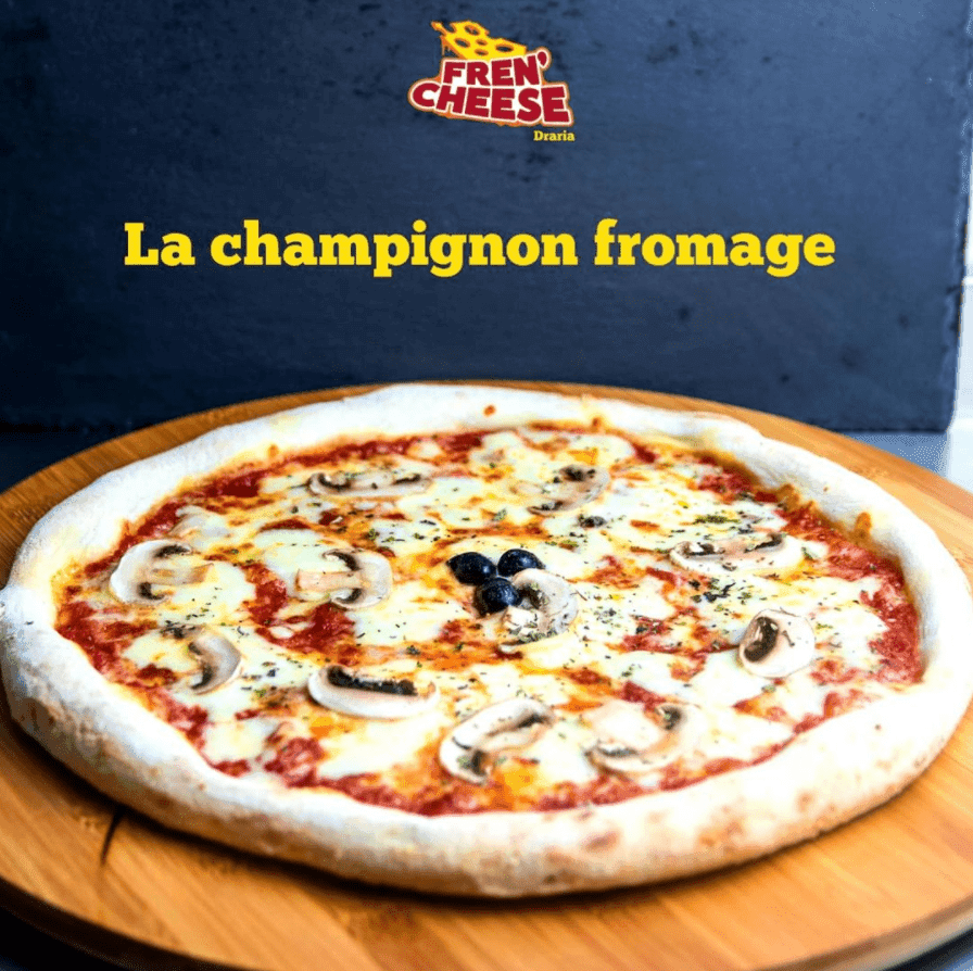 Pizza champignons fromage
