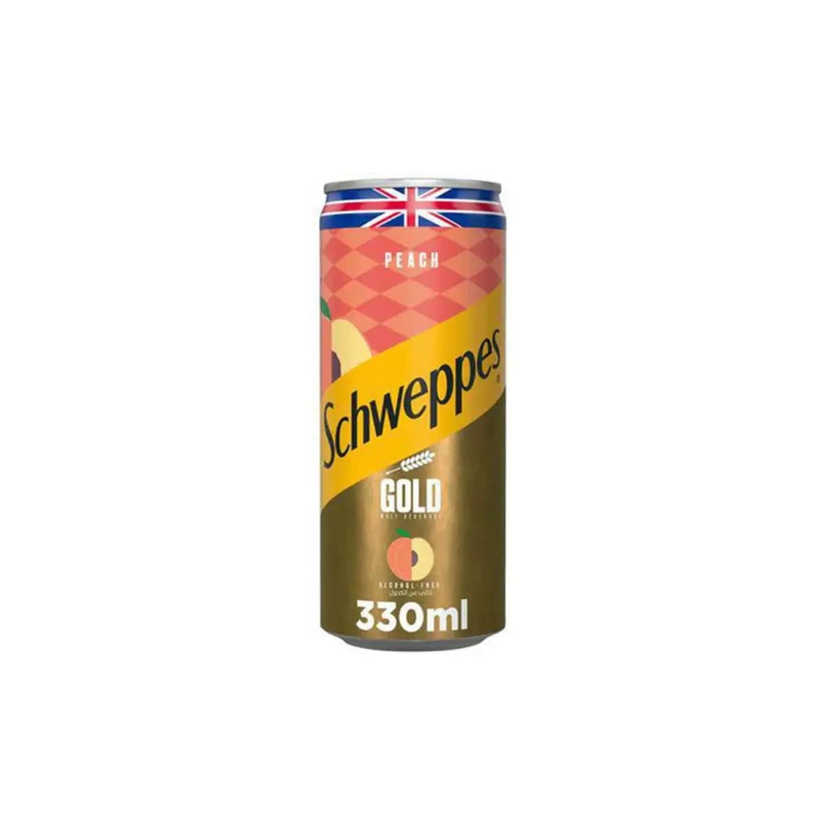 Schweppes gold pêche 