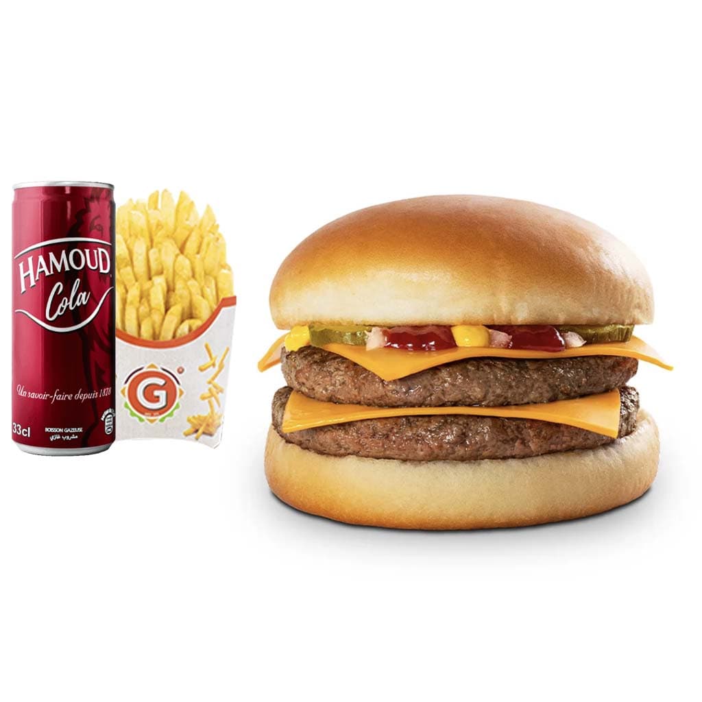 Menu Double Cheese