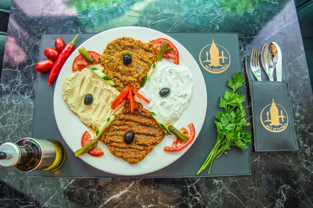 Assiette mezzé mixte