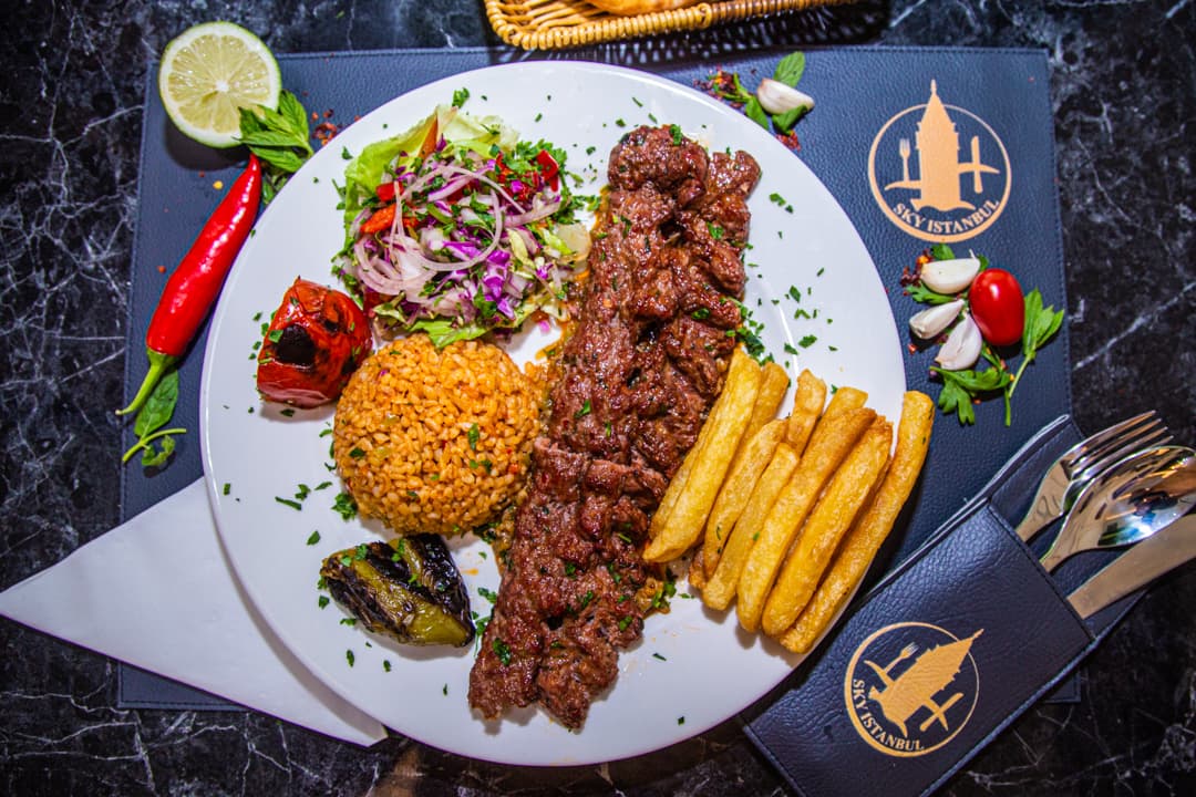 Kebab aux aubergines 