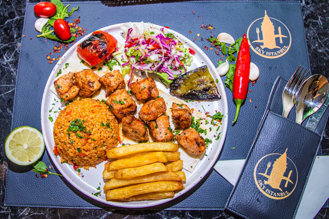 Brochette de poulet 