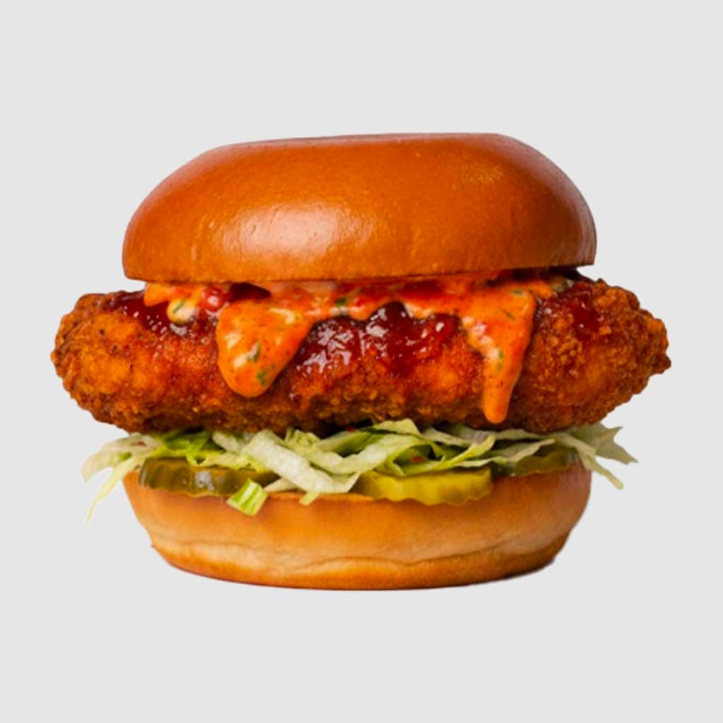 Crispy Chicken Nashville Burger