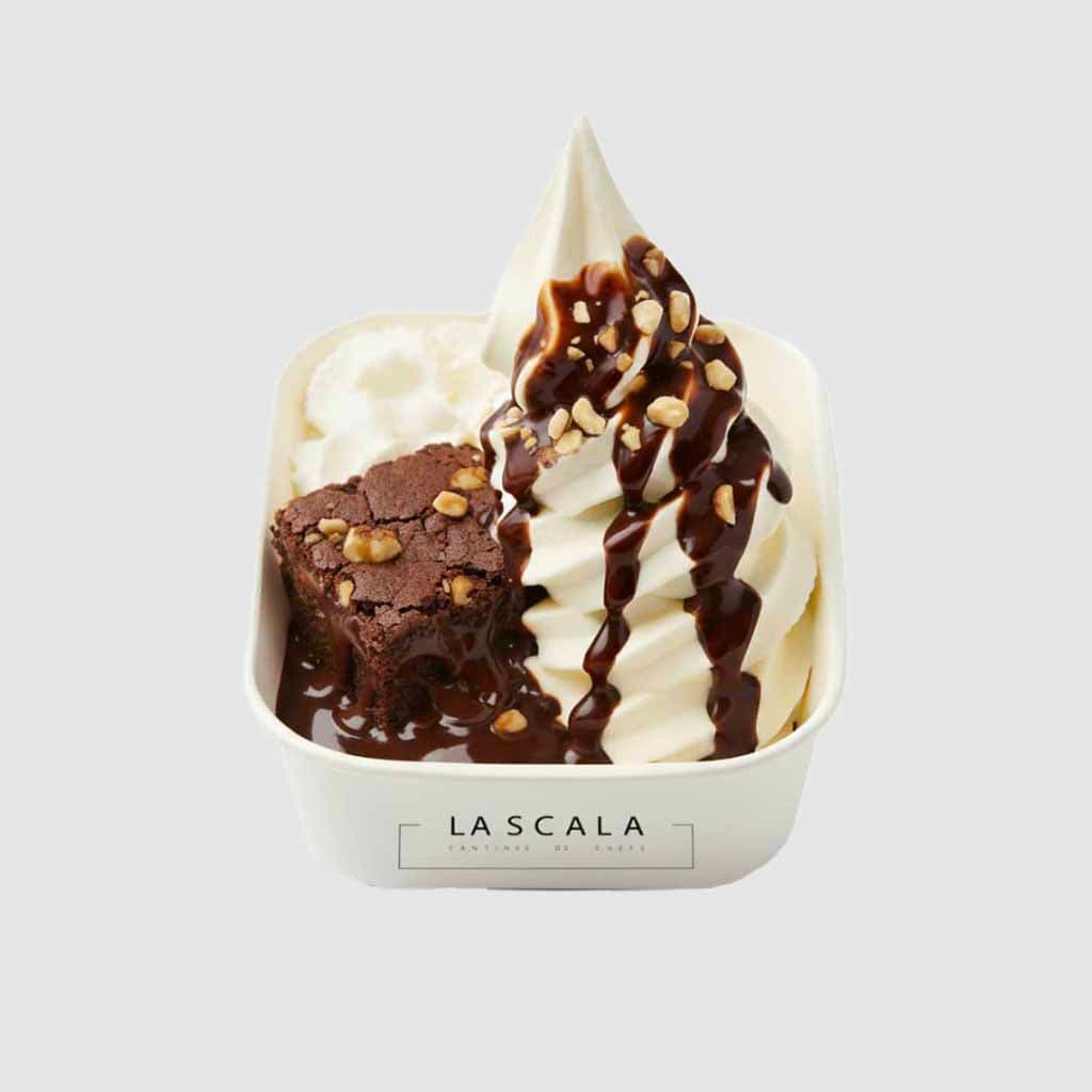 Hot Brownie Core Sundae