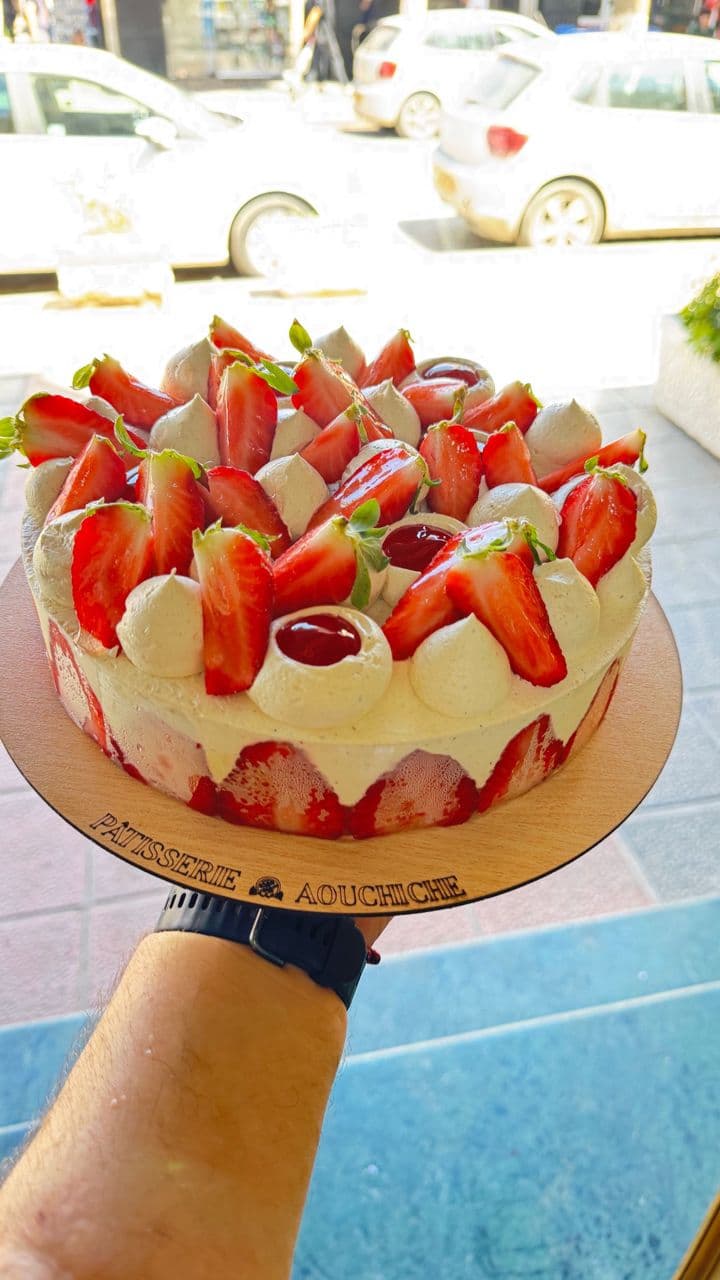 Fraisier ganache montée