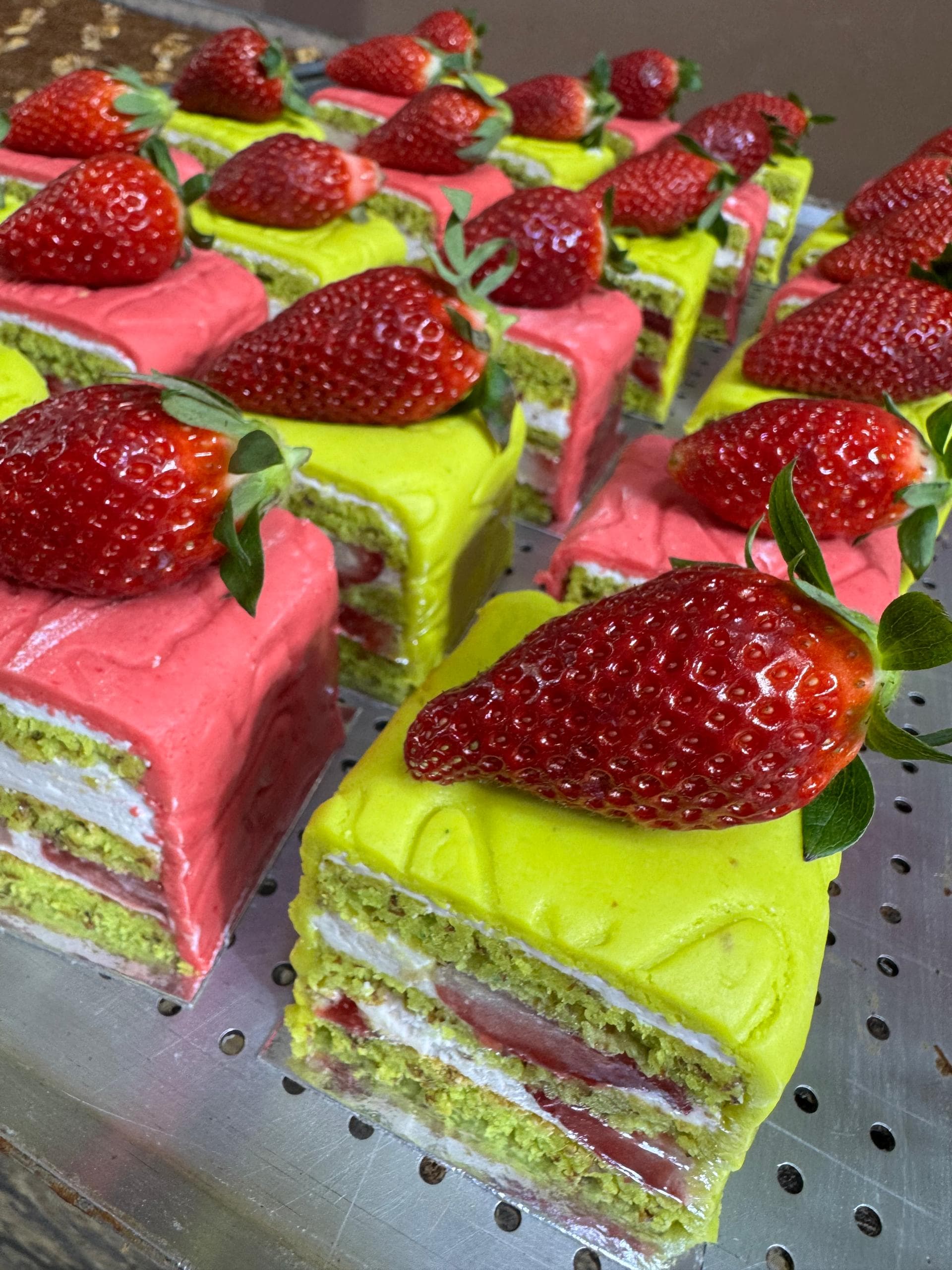 Fraisier pistache