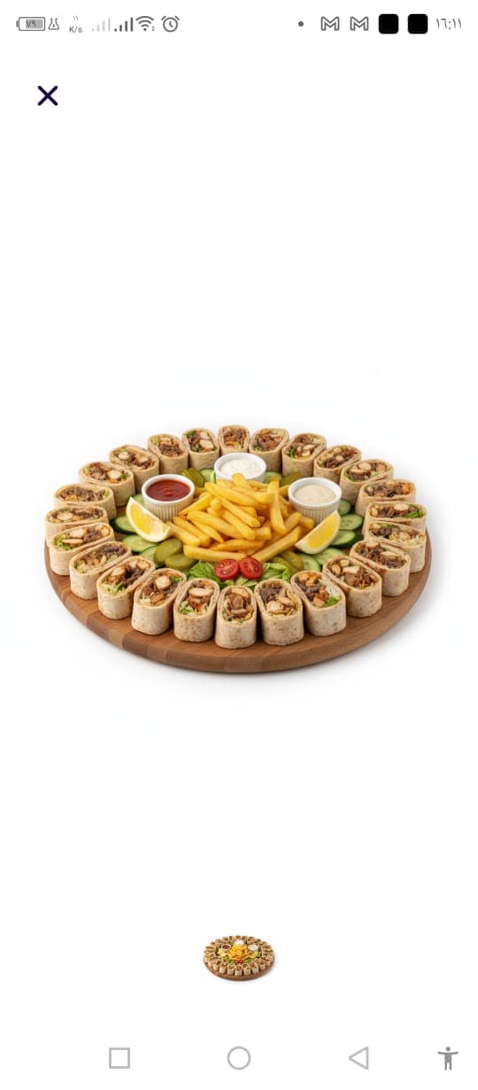 Menu Familial Chawarma Arabi